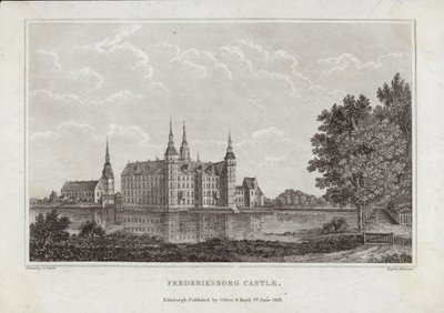 Frederiksborg slott av Johan Christian Dahl