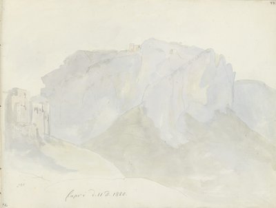 Monte Solaro sett fra Capri av Johan Christian Dahl