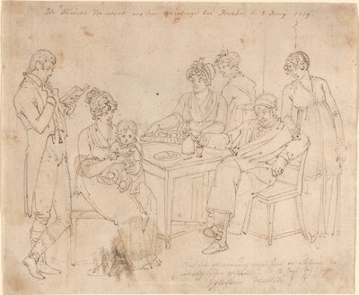 Familien Nauwerk av Johan Christian Dahl