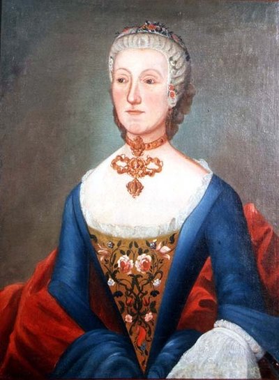 Portrett av Anne Elizabeth Amalie Berg (Simonsen) av Johan Christian Remin
