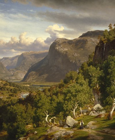 From Nes in Hallingdal av Johan Fredrik Eckersberg