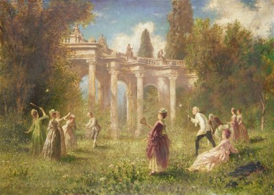 Badmintonspillere av Johan Friedrich Hennings