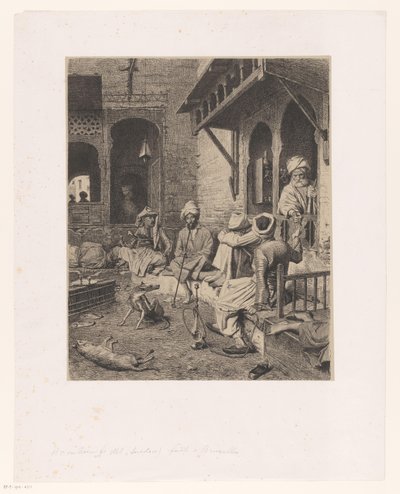Røykende tyrkiske menn av Johan Georg Otto graf von Rosen