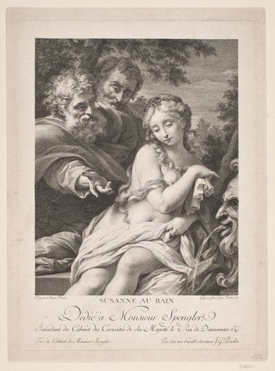 Susanna i badekaret av Johan Georg Preisler
