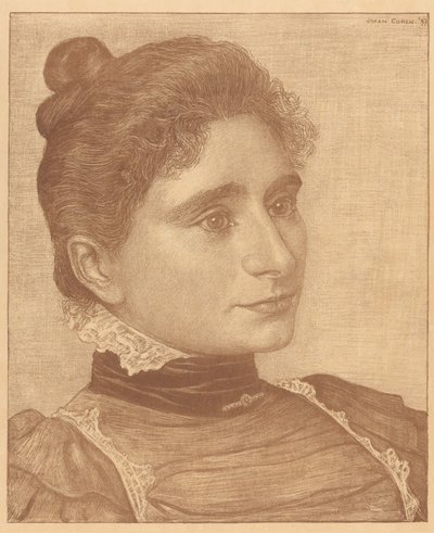 Portrett av Meta Cohen Gosschalk av Johan Henri Gustaaf Cohen Gosschalk
