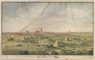 Prospekt av Vordingborg av Johan Jacob Bruun