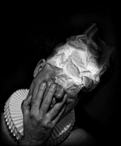 A clowns death (serie), 2014 (fotokunst digital kunst) av Johan Lilja