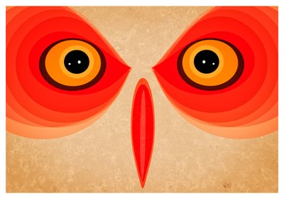 Owl, 2015 (digital kunst) av Johan Lilja