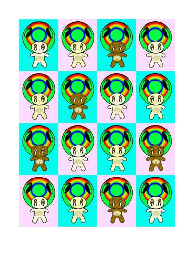Rainbow children, 2014 (digital kunst) av Johan Lilja