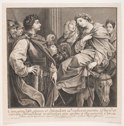 David og Abigail av Johan Martin Preisler