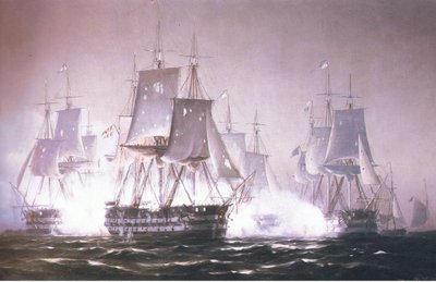 Prins Christian Frederick i kamp mot britene, fra ukjent magasin eller bokkilde av Johan Neumann