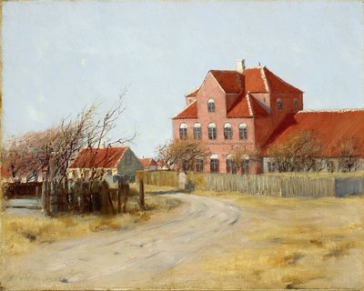 Arkitekten Ulrik Plesners første tilbygg til Brøndums Hotell av Johan Peter von Wildenradt