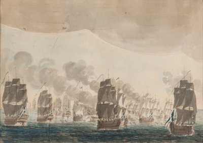 Sjøslaget ved Öland 26. juli 1789. av Johan Petter Cumelin