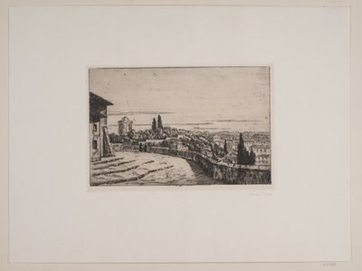 Utsikt over Roma fra Janiculum Hill av Johan Rohde