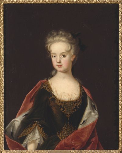 Marie Leczinska, reine de France - Portrett av Marie Leszczynska, dronning av Frankrike (1703-1768), av Starbus, Johan (1679-1724). Olje på lerret av Johan Starbus