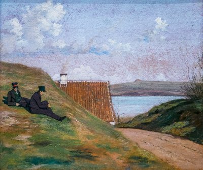 quot;En nedsunket vei nær Frederiksværkquot; av Johan Thomas Lundbye