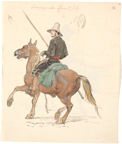 Kampanje for hest av Johan Thomas Lundbye