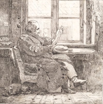 Dommer Emanuel Bonnevie av Johan Thomas Lundbye