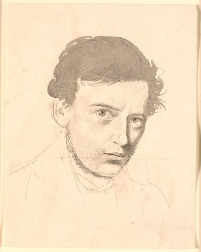 Portrett av en ung mann av Johan Thomas Lundbye