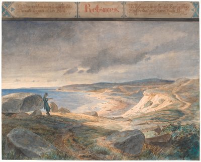 Refsnæs, kystlandskap av Johan Thomas Lundbye
