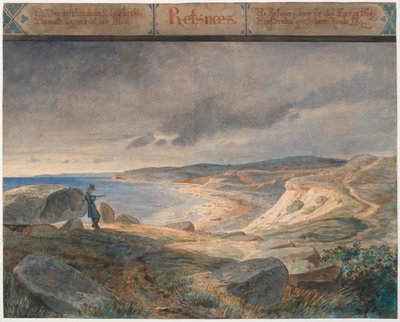Refsnæs, kystlandskap av Johan Thomas Lundbye
