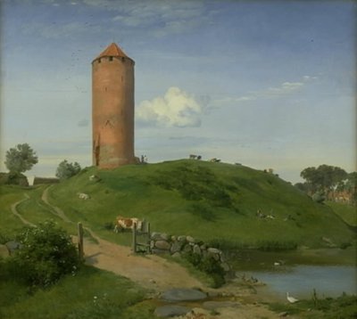 Gåsetårnet i Vordingborg, Sjælland av Johan Thomas Lundbye