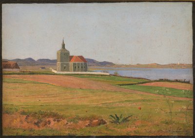 Vinderød kirke ved Frederiksværk av Johan Thomas Lundbye