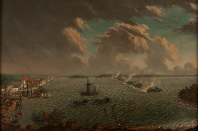 Slaget ved Fredrikshamn i mai 1790, 1791. av Johan Tietrich Schoultz