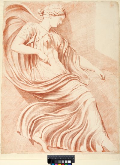 Akademiezeichnung. Relief aus dem Vatikanischen Belvedere-Hof av Johan Tobias Sergel