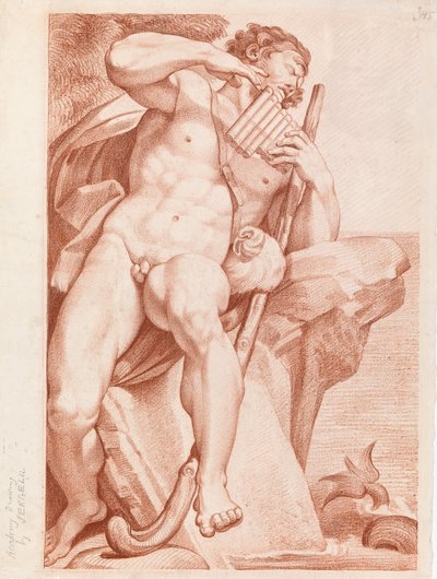 Polyphemus spielt die Panflöte av Johan Tobias Sergel