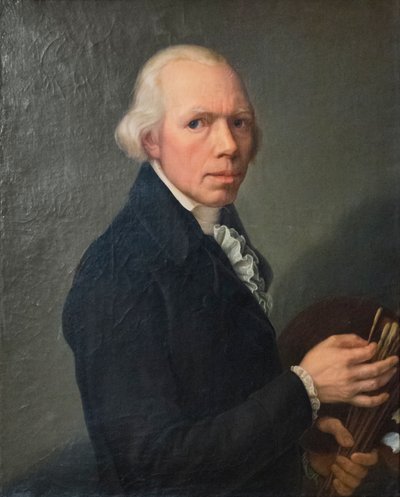 Selvportrett av Johan Wenzel Peter