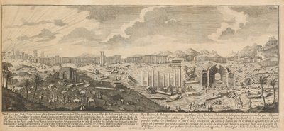 Ruins of Palmyra, ancient city of Syria av Johann Adam Delsenbach