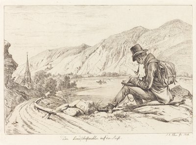 Landskapsmaleren på tur av Johann Adam Klein