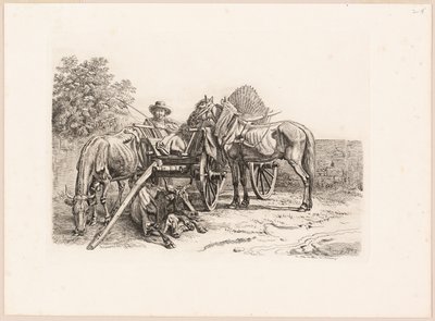 Bonden og hans vogn av Johann Adam Klein