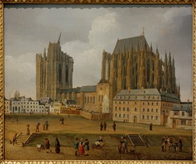 Kölnerdomen fra sørøst av Johann Adolf Lasinsky