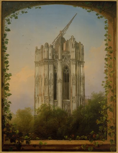 Uferdig sørtårn av Johann Adolf Lasinsky