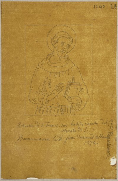 Aus: Sammlung von Umrissen und Durchzeichnungen, Band 2, Blatt 110 av Johann Anton Ramboux