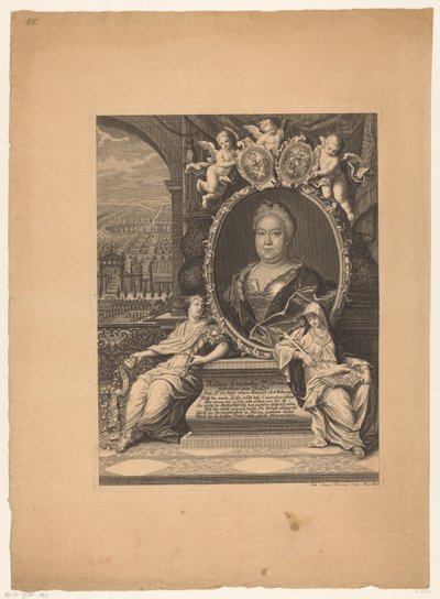 Portrett av Rosina Elisabeth Bose av Johann August Corvinus