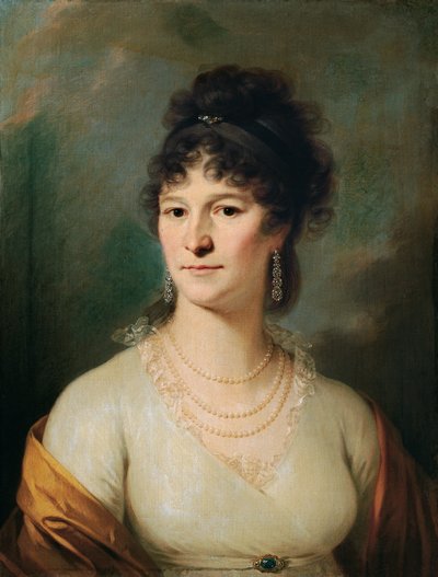 Byste av en dame av Johann Baptist Lampi d. Ä.
