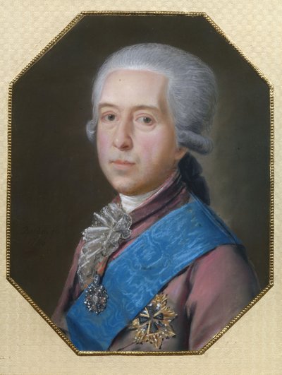 Portrett av grev Mikhail Mikhailovich Golitsyn 1731-1806, 1786 av Johann Bardou