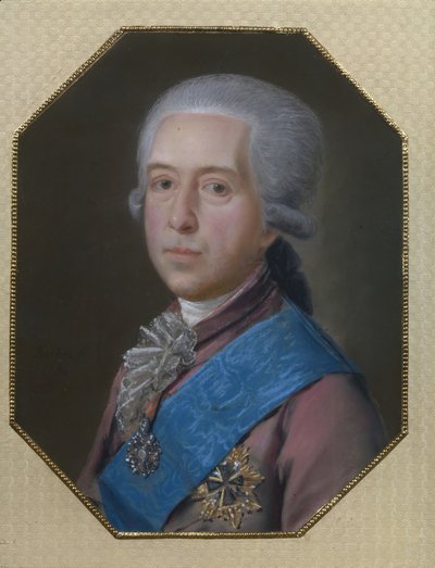 Portrett av general grev Mikhail Mikhaylovich Golitsyn 1731-1806, 1786 av Johann Bardou