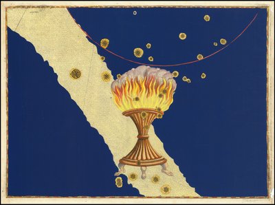 Himmelkart over stjernebildet Ara fra 1603 av Johann Bayer av Johann Bayer