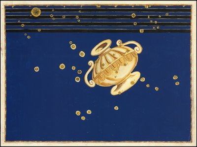 Kart over stjernebildet Krateret fra 1624 av Johann Bayer av Johann Bayer