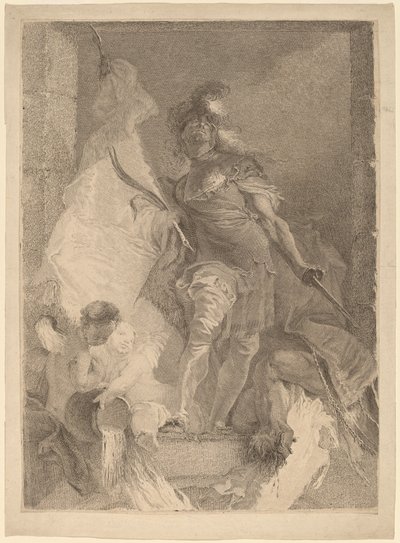 Saint Florian av Johann Beheim after Franz Anton Maulbertsch