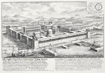 Diokletians palass (245-313), Split, Jugoslavia, fra 
