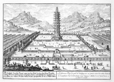 Porselenstårnet i Nanking, plate 12 fra 