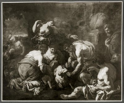 Jupiter som dier fra geiten Amalthea av Johann Carl Loth