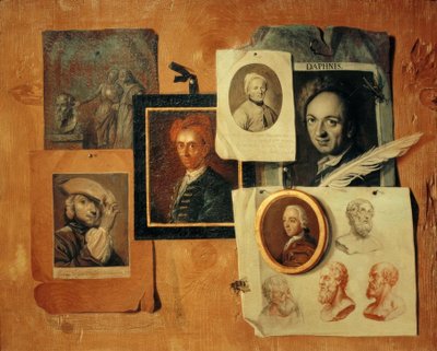 Quodlibet med portretter av samtidige og eldgamle hoder av Johann Caspar Füssli