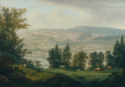 Omgivelsene til Habsburg-ruinene av Johann Caspar Rahn