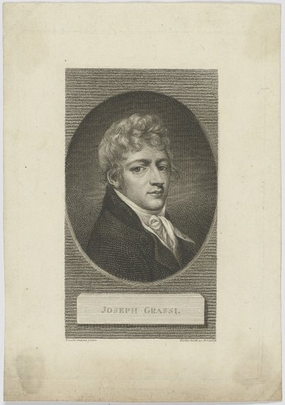 Portrett av Josef Grassi 1757-1838, 1804. av Johann Christian Benjamin Gottschick